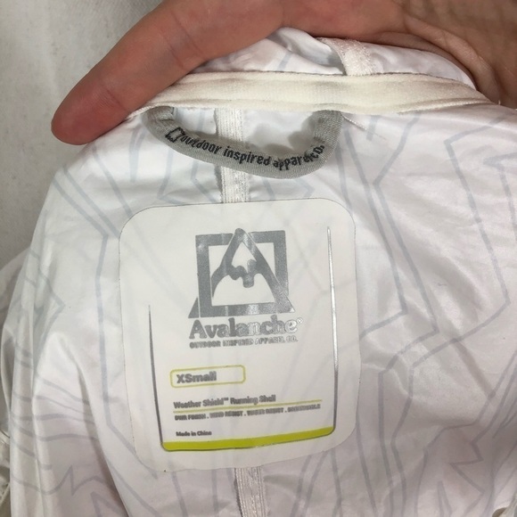 Avalanche Lightweight Full Zip Jacket XS White - Picture 9 of 13